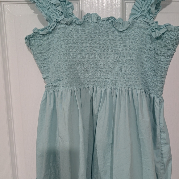 Hill House Ellie Nap Dress in Bay Blue Midi Dress in Size XL - Picture 4 of 9